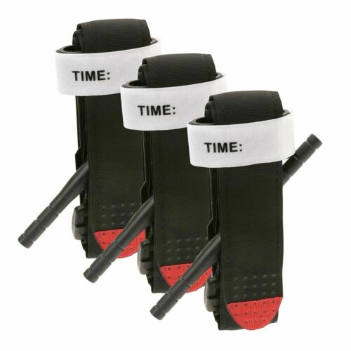3 Pcs Tourniquet Rapid One Hand Application Emergency Outdoor First Aid Kit Usa
