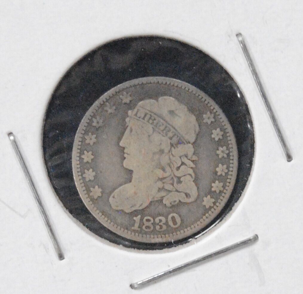 1830 Capped Bust Silver Half Dime 5c (50321)